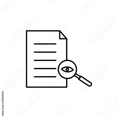 Watchlist icon Thin line art collection