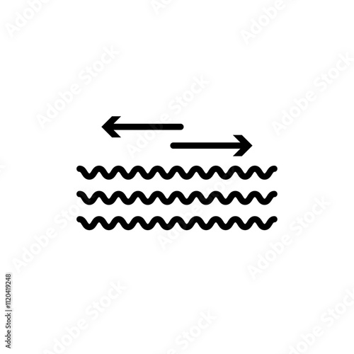 Wrinkle smoothing icon Thin line art collection