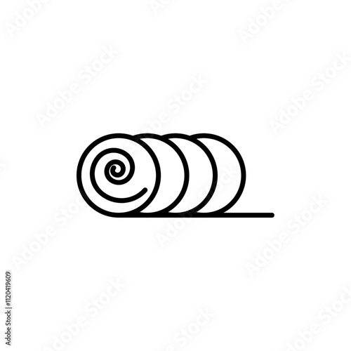 Bale icon Thin line art collection