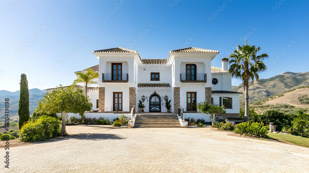Modern Spanish Finca with Citrus Grove and Mediterranean Views, Contemporary Ibiza Hillside Estate Modern Spanish Finca with Citrus Grove and Mediterranean Views, Contemporary Ibiza Hillside Estate