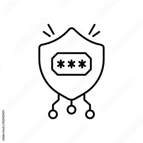 Cyber Security vector icon