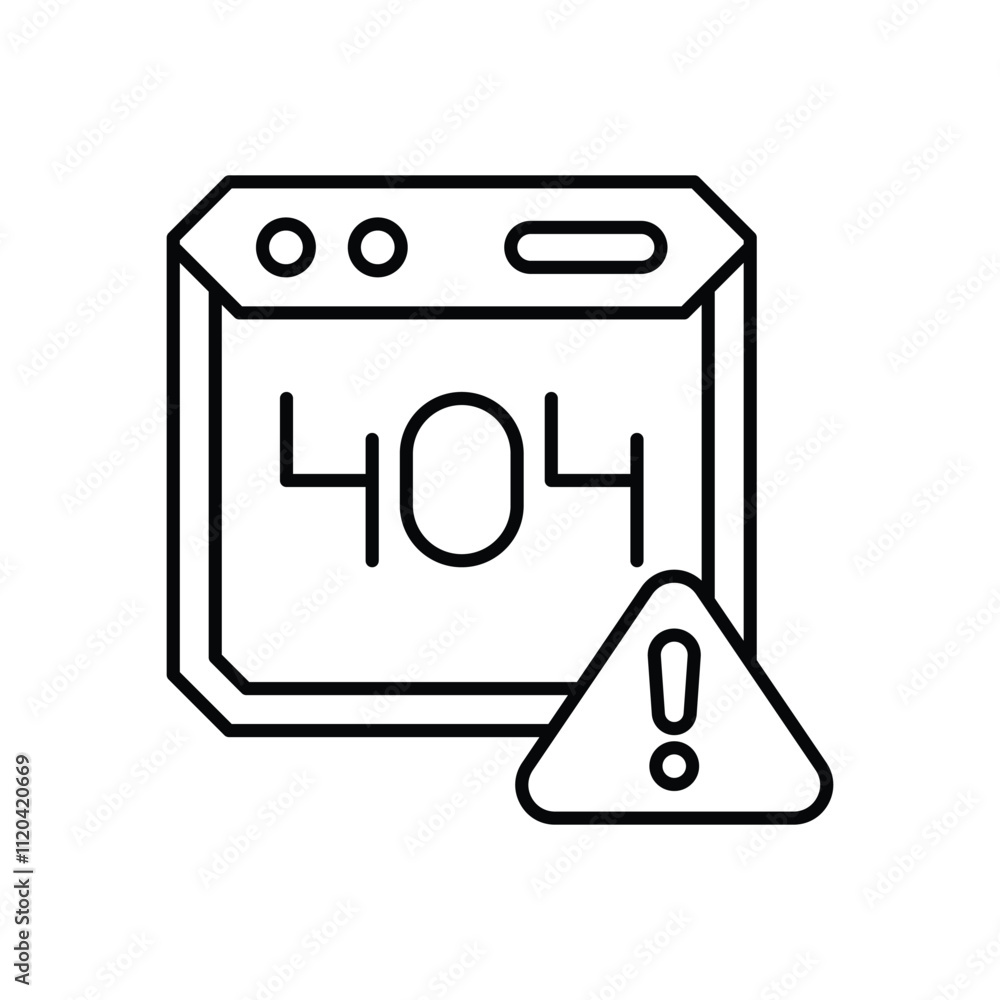 Error vector icon Error vector icon