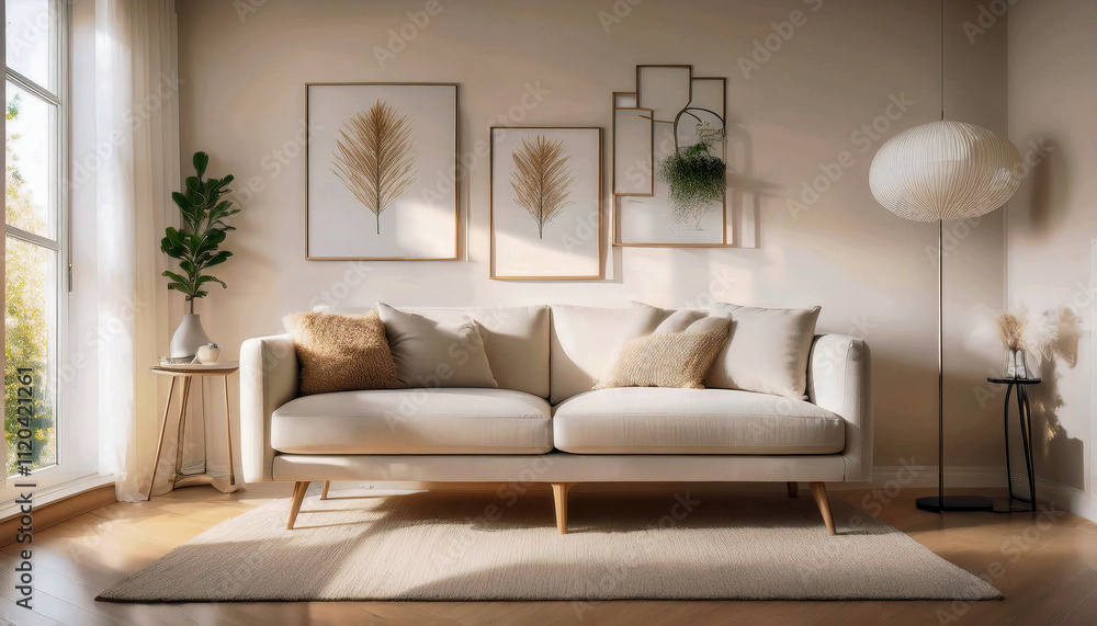 living room modern sofa, warm and inviting, soft ambient light living room modern sofa, warm and inviting, soft ambient light