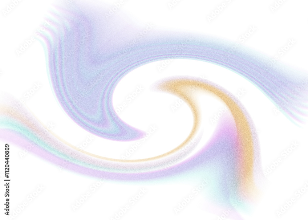 An abstract transparent iridescent color blur design element. An abstract transparent iridescent color blur design element.