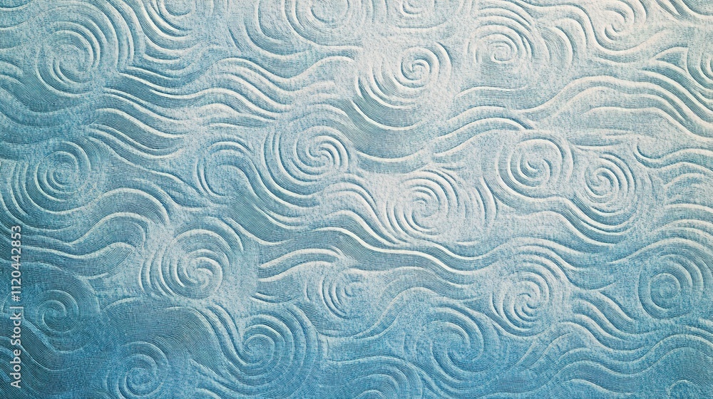 Textured Light Blue Paper with Speckled Swirls and Patterns Textured Light Blue Paper with Speckled Swirls and Patterns