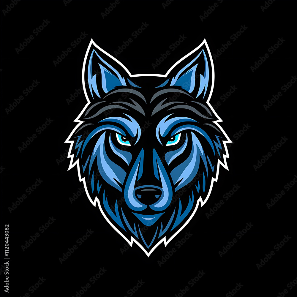 Fototapeta premium Isolated Wolf Logo