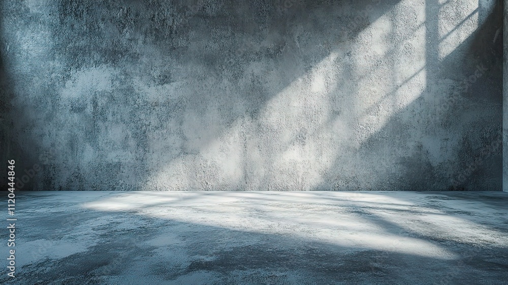 Minimalist Grey Concrete Background with Light and Shadows Minimalist Grey Concrete Background with Light and Shadows