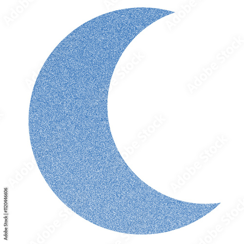 Moon Risograph Shape