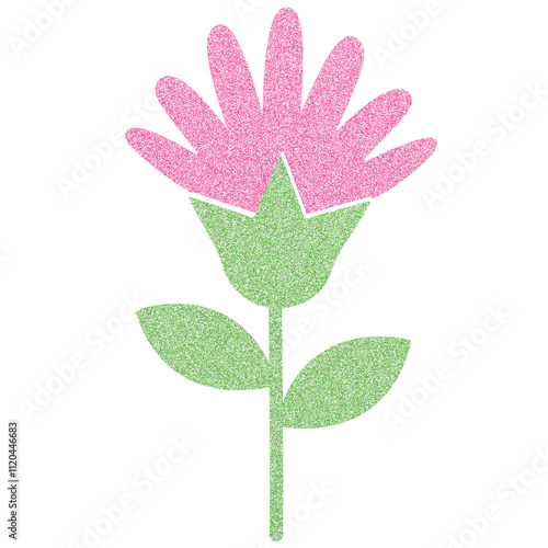 Flower Risograph Shape
