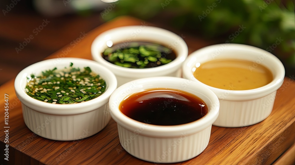 Four Flavorful Dipping Sauces Ready to Serve Four Flavorful Dipping Sauces Ready to Serve