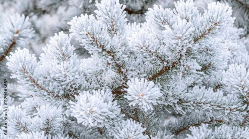 Nature Winter background with snowy pine tree branches, shallow DOF. Pine tree in hoarfrost outdoors in Winter forest, closeup. Beauty in nature. Winter natural Wallpaper, poster Nature Winter background with snowy pine tree branches, shallow DOF. Pine tree in hoarfrost outdoors in Winter forest, closeup. Beauty in nature. Winter natural Wallpaper, poster