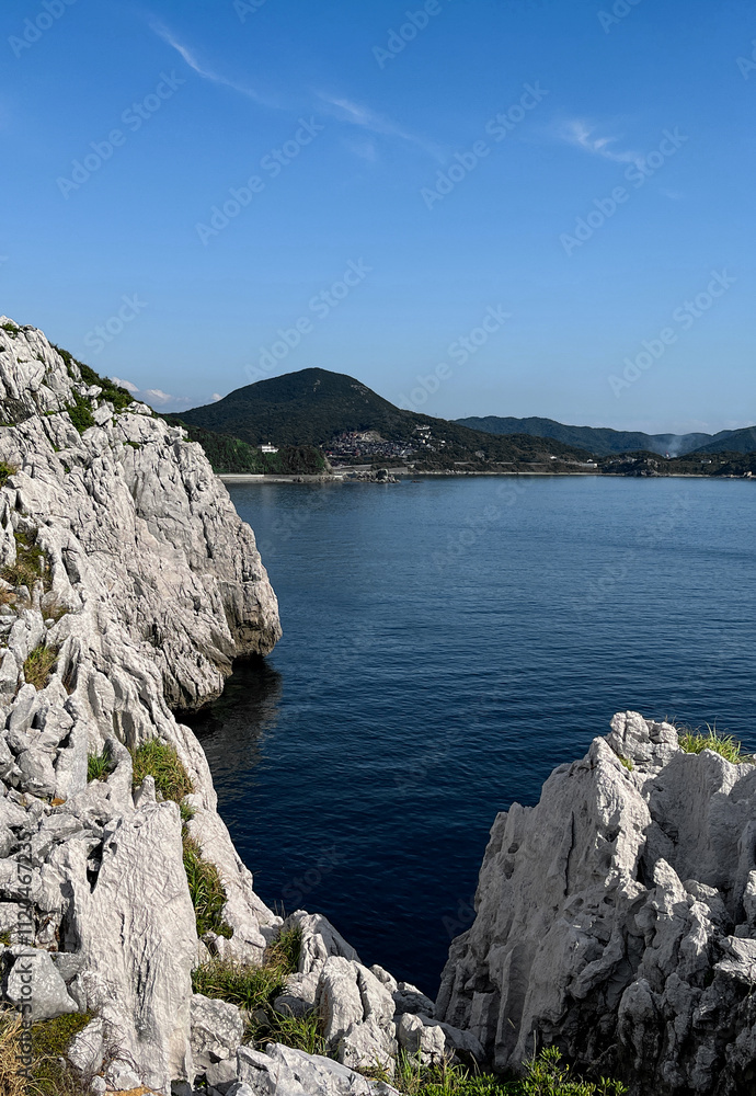 Fototapeta premium 日本周遊 和歌山県由良町 白崎海岸