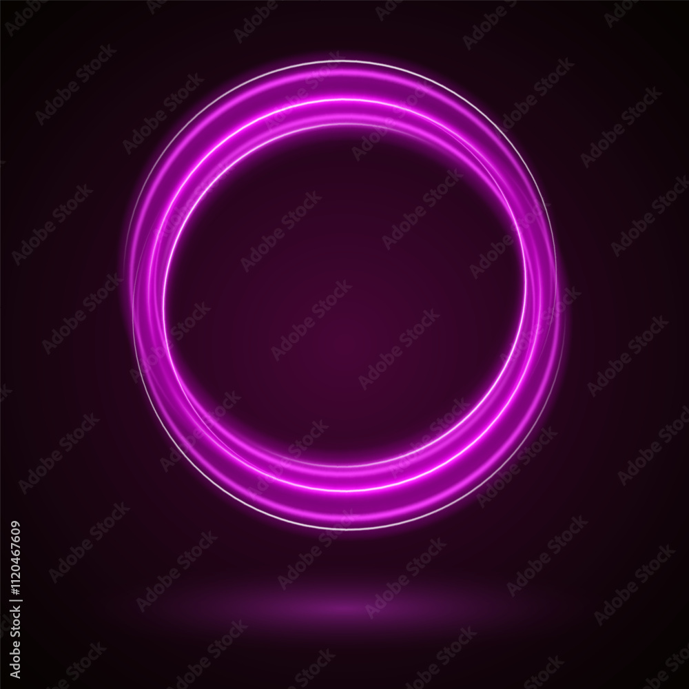 Light Pink Luminous Circle. Elegant Frame for Stylish Visuals. Futuristic graphic element for social media stories. Ellipse shimmery color. Swirl effect curve. Neon circle frame. Illuminate frame Light Pink Luminous Circle. Elegant Frame for Stylish Visuals. Futuristic graphic element for social media stories. Ellipse shimmery color. Swirl effect curve. Neon circle frame. Illuminate frame