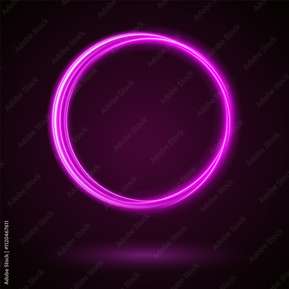 Light Pink Luminous Circle. Elegant Frame for Stylish Visuals. Futuristic graphic element for social media stories. Ellipse shimmery color. Swirl effect curve. Neon circle frame. Illuminate frame Light Pink Luminous Circle. Elegant Frame for Stylish Visuals. Futuristic graphic element for social media stories. Ellipse shimmery color. Swirl effect curve. Neon circle frame. Illuminate frame