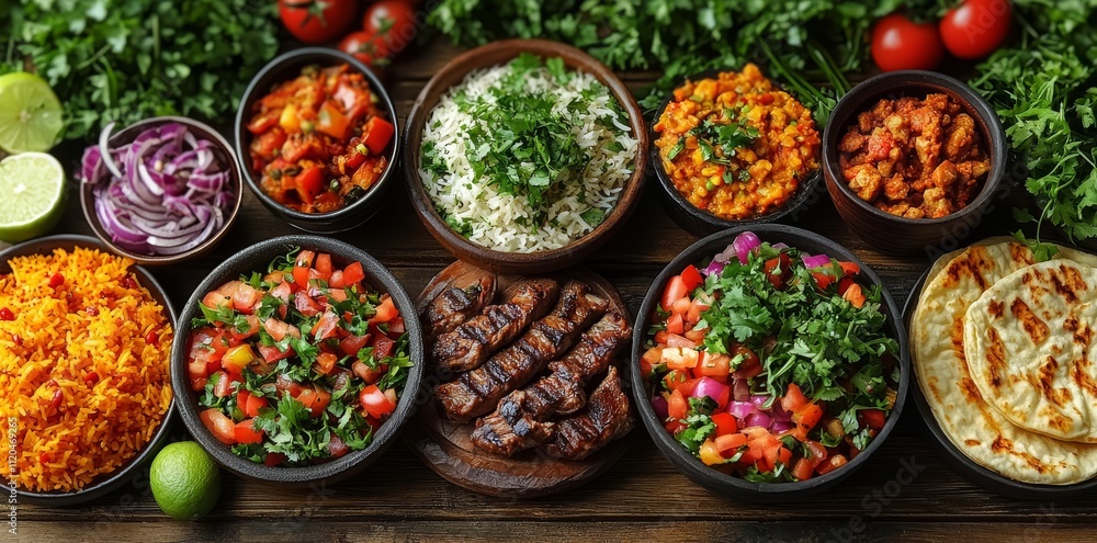 Presenting a delightful assortment of international dishes, highlighting exotic culinary marvels and creative culinary works. Presenting a delightful assortment of international dishes, highlighting exotic culinary marvels and creative culinary works.