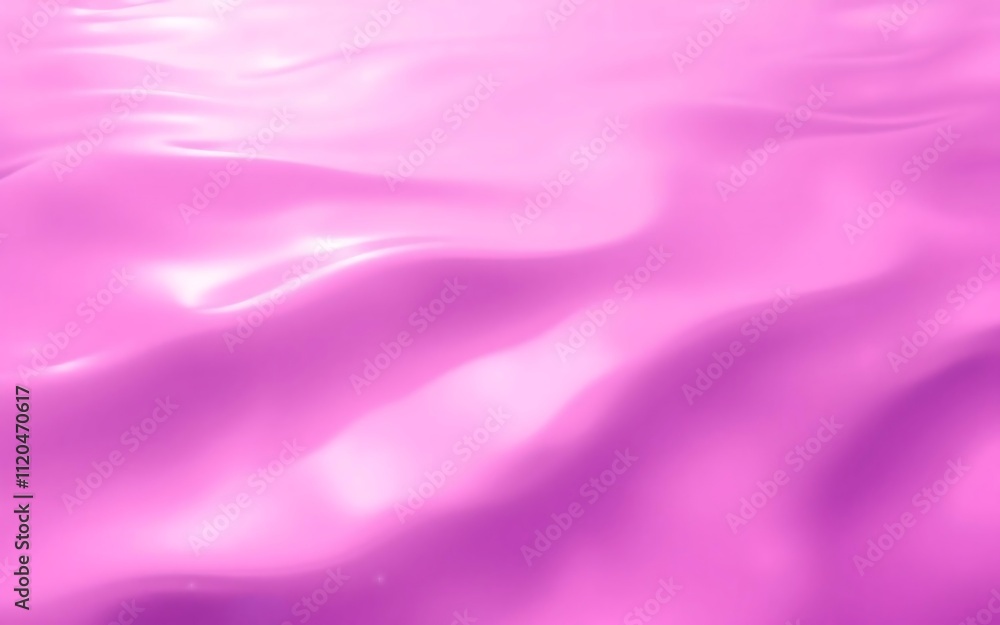 Obraz premium Smooth pink abstract background glossy waves shiny gradient texture surface