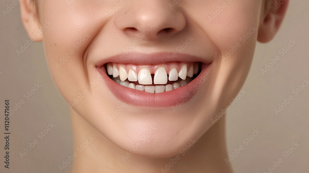 portrait of beautiful smiling woman with diastema portrait of beautiful smiling woman with diastema