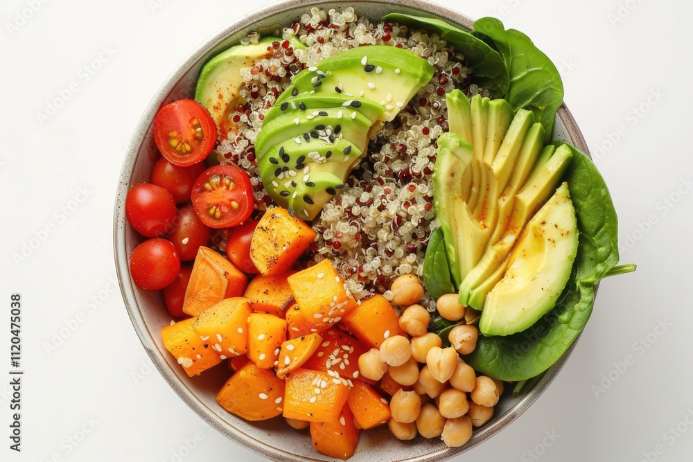 healthy food bowl top view healthy food bowl top view