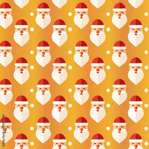 Santa Claus Pattern Vector