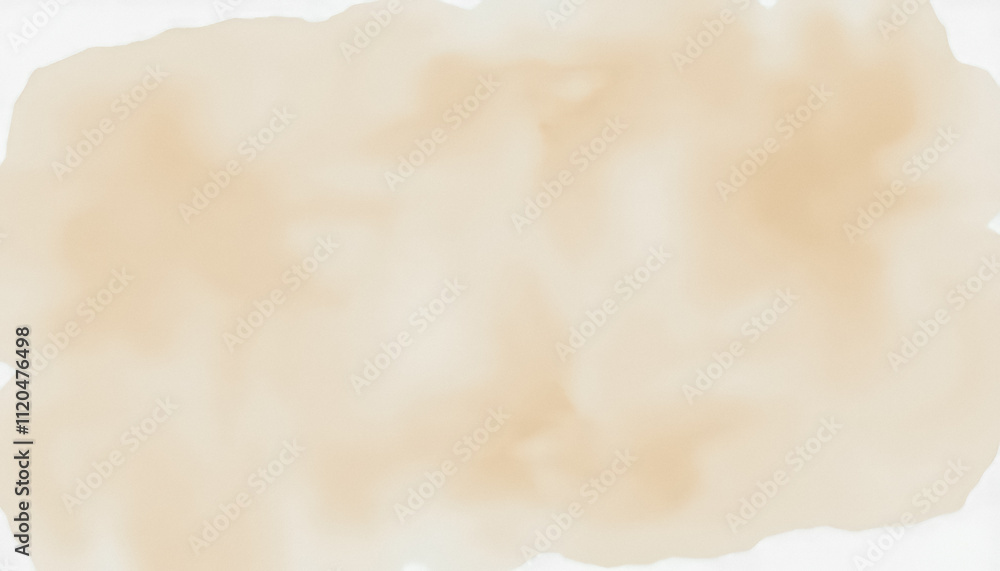 Fototapeta premium Abstract watercolor texture in warm mocha mousse tones, great for artistic or minimalistic designs.