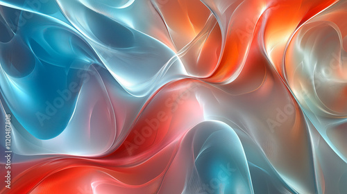 Wallpaper Mural Fondos abstractos con ondas de colores brillantes Torontodigital.ca