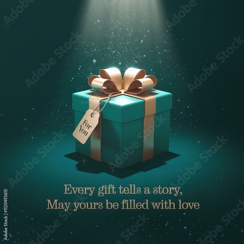 Christmas and New Year Card - every gift tells a story may yours be filled with love photo