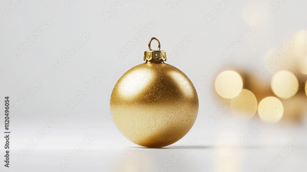Elegant and minimalist golden bell ornament design for holiday decoration Elegant and minimalist golden bell ornament design for holiday decoration