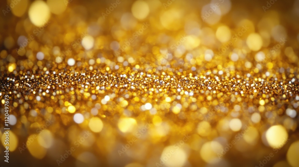 Sparkling golden bokeh background. Sparkling golden bokeh background.