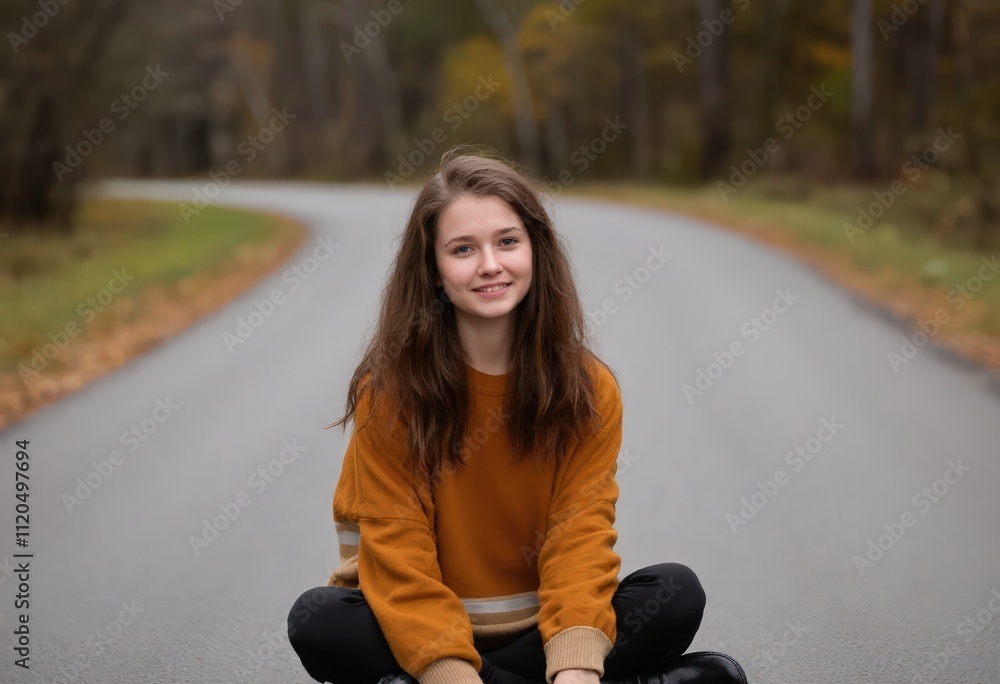 girl on the road girl on the road