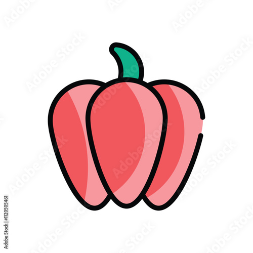 Bell Pepper vector icon