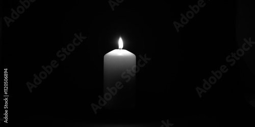 candle, candles, black background, death, grief, loss