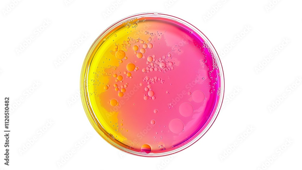 Petri dish close-up. Generate AI. Petri dish close-up. Generate AI.