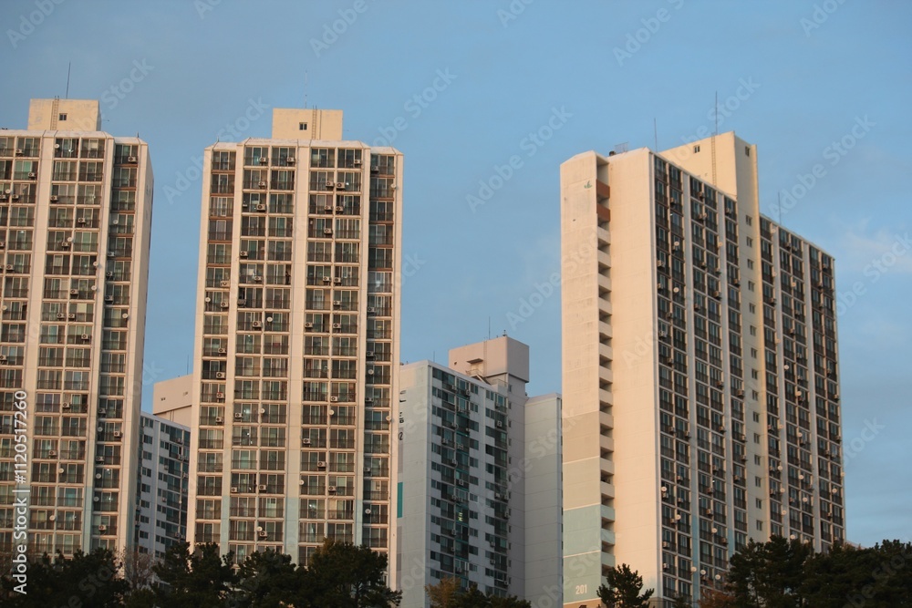 An image explaining the sturdiness of Korean apartments, their high-rise design, and the key points of life.
An image explaining the sturdiness of Korean apartments, their high-rise design, and the key points of life.