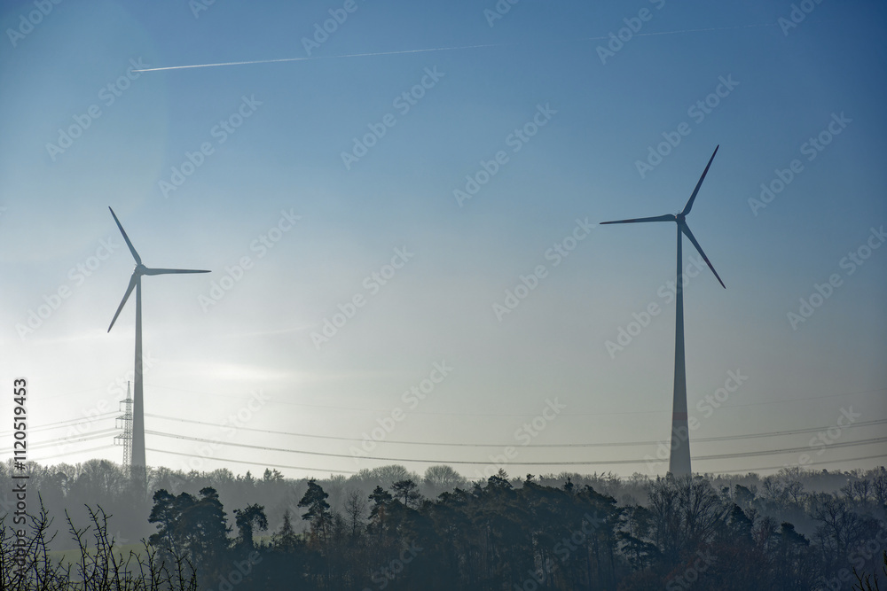 cold winter sunny morning in Bovaria