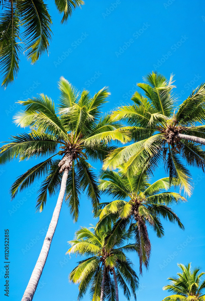 Vibrant palm trees against a bright blue sky, evoking relaxation and tropical serenity.
Vibrant palm trees against a bright blue sky, evoking relaxation and tropical serenity.