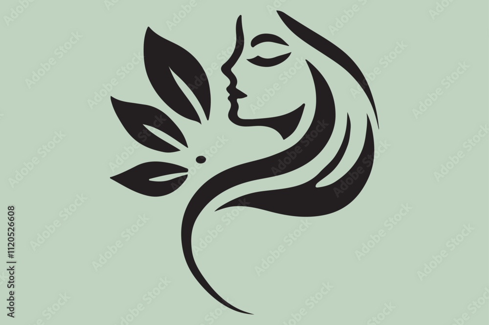 Vector Illustration of Monogram Beauty logo. Vector Illustration of Monogram Beauty logo.