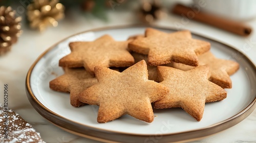 Traditional Christmas cookies with cinnamon, perfect for festive baking.