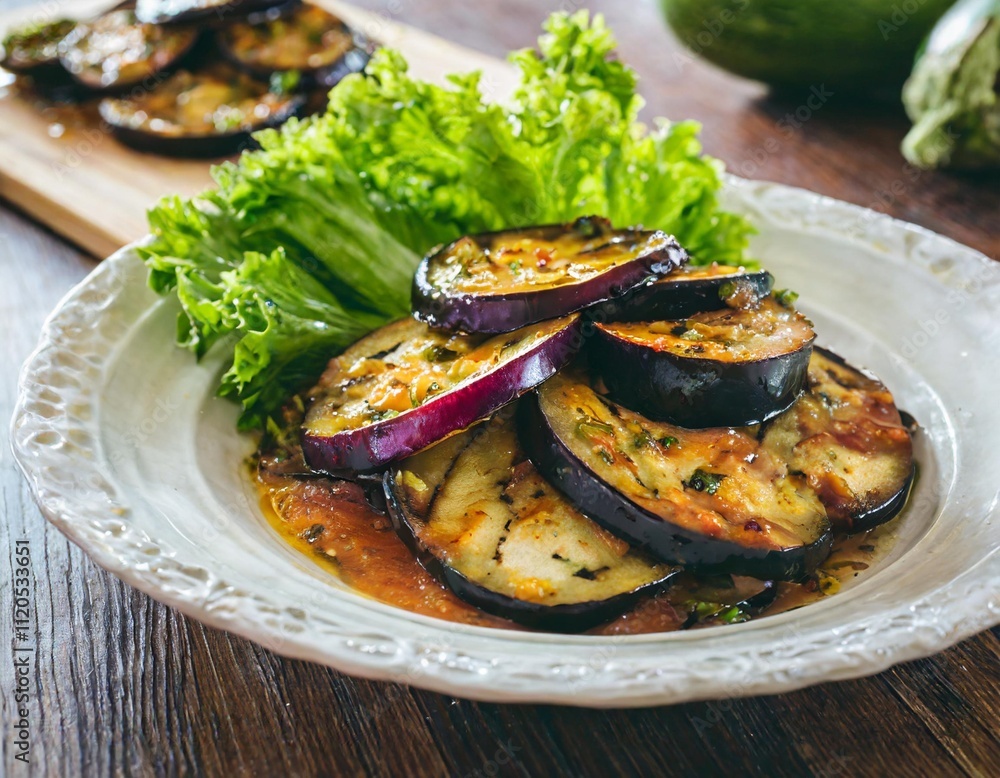 Savory Eggplant Dishes Captured in Artistic and Wholesome Food Photography Presentations Savory Eggplant Dishes Captured in Artistic and Wholesome Food Photography Presentations