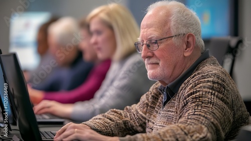 Senior Adults Learning Computer Coding in a Classroom Setting