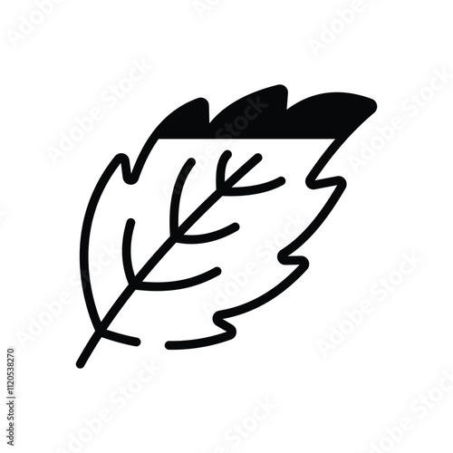 Mint Leaf vector icon