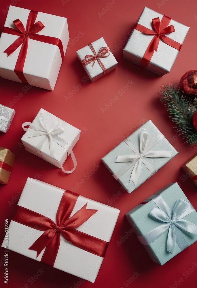 colorful background with presents, christmas gifts, boxes with ribbon, xmas giftboxes colorful background with presents, christmas gifts, boxes with ribbon, xmas giftboxes