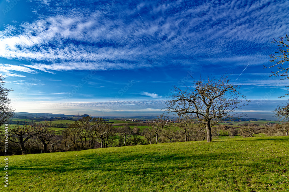 Obraz premium cold winter sunny morning in Bovaria