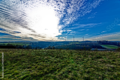 cold winter sunny morning in Bovaria