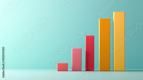 Colorful Blocks Represent Ascending Growth Graph