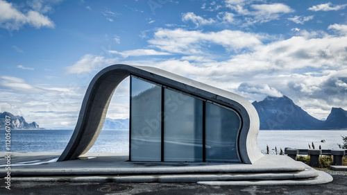 Uredd Rest Area and Public Toilet in Mevik, Norway