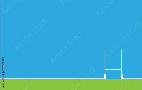 Attractive simple editable vector rugby background design great for your design resources print and others	