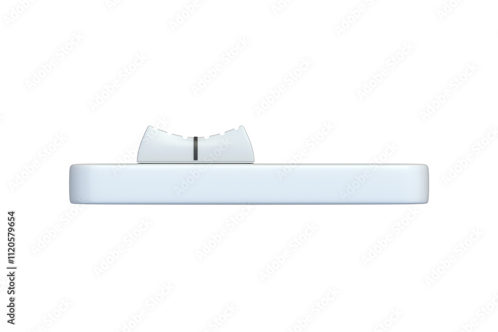 One slider switcher isolated on white background. Audio feder. Sound mixer controller. Side view. 3d render One slider switcher isolated on white background. Audio feder. Sound mixer controller. Side view. 3d render