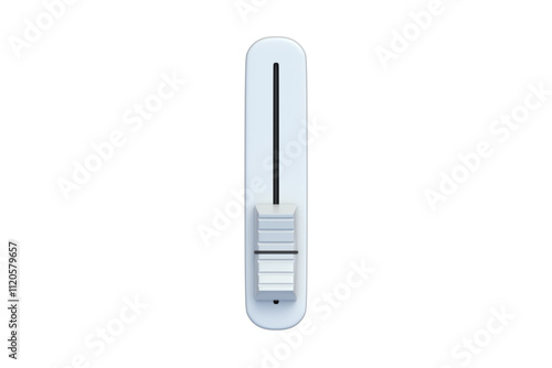 Obraz na plátně Single slider switcher isolated on white background