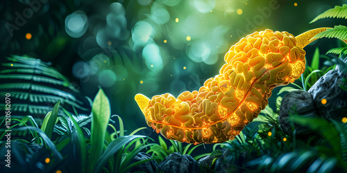 Visual Representation of the Human Pancreas Highlighting Structure and Function in the Digestive System