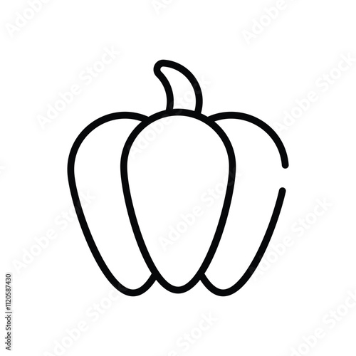 Bell Pepper vector icon
